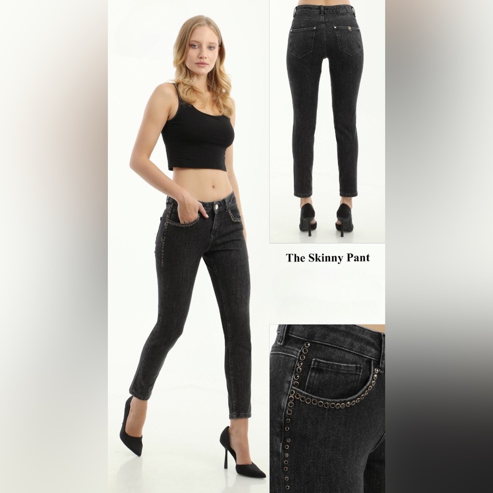 Nwt with tag Black Skinny jeans  Dish